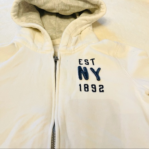 Abercrombie & Fitch Junior White Hoodie - Picture 6 of 9